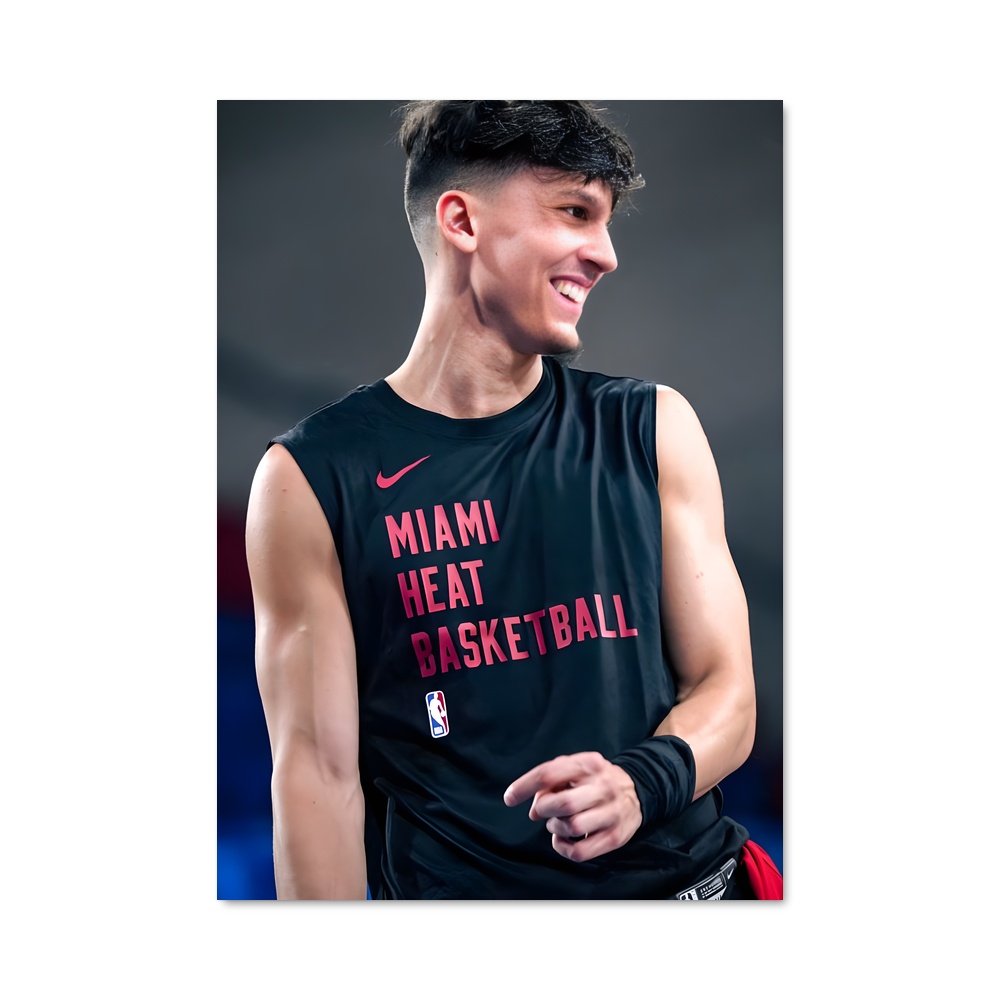 Poster Sourire de Tyler – affiche Basketball
